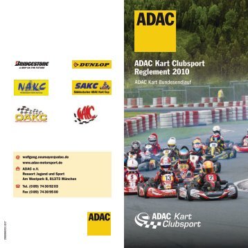 ADAC Kart Clubsport Reglement 2010 - Youngster-Cup.de