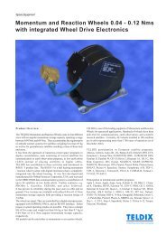 Momentum and Reaction Wheels 0.04 - 0.12 Nms with integrated ...