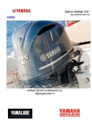 Marine tilbehÃƒÂ¸r 2012 NORGE - Yamaha Motor Europe