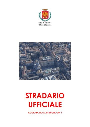 Stradario Ufficiale - Comune di Palermo