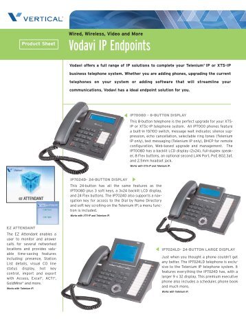 Vodavi IP Endpoints - Vertical