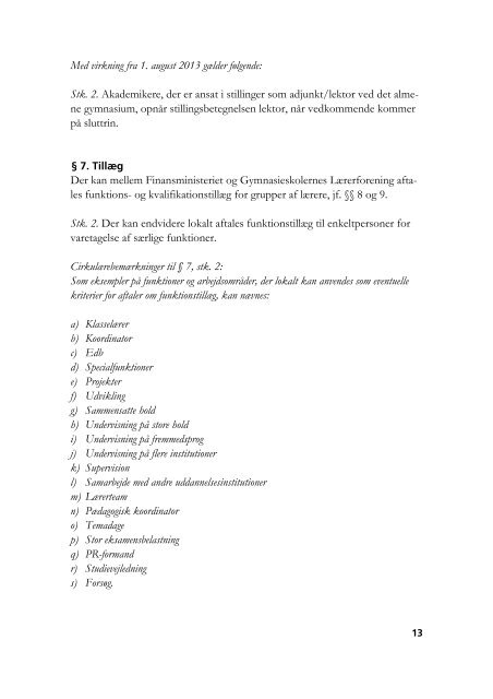 GL-overenskomsten - Gymnasieskolernes LÃ¦rerforening