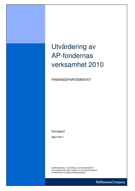 Bilaga 8 McKinsey - FÃ¶rsta AP-fonden