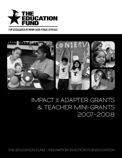 2007-2008 Teacher Mini-Grants Award Booklet - The Education Fund
