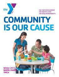 Baierl Family YMCA Program Guide - YMCA of Greater Pittsburgh