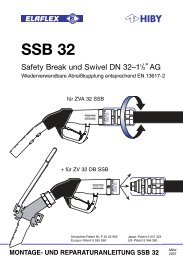 Montage- und Reparaturanleitung SSB 32 - bei ELAFLEX