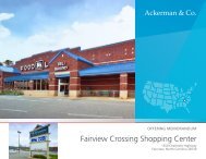 Fairview Crossing Shopping Center - Ackerman & Co.