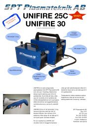 Prospekt Unifire 101117 Sv - SPT Plasmateknik AB