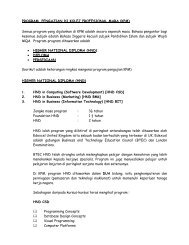 SOALAN LAZIM : KOLEJ PROFESIONAL MARA