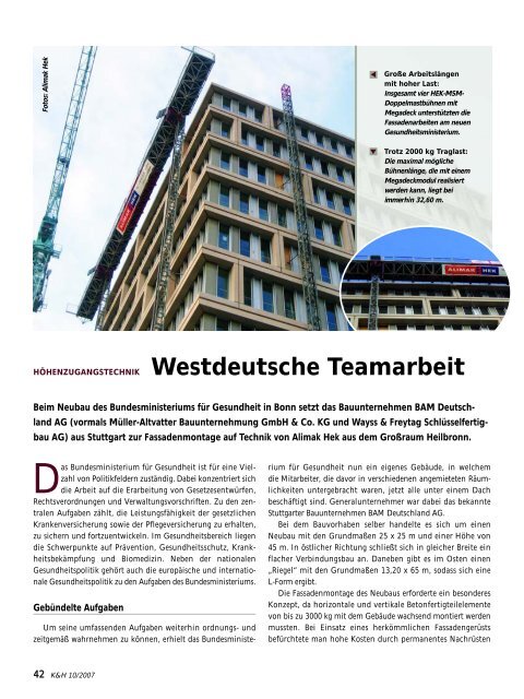 KRAN- EBETECHNIK - NFM Verlag Nutzfahrzeuge Management