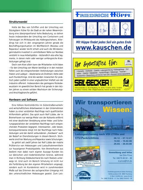 KRAN- EBETECHNIK - NFM Verlag Nutzfahrzeuge Management