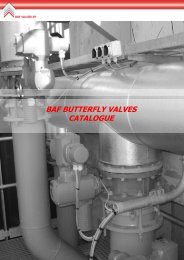 BAF BUTTERFLY VALVES CATALOGUE