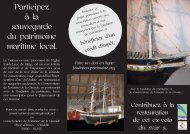 Participez Ã  la sauvegarde du patrimoine maritime local. - Le ...