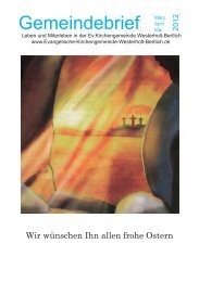 Februar 2012 - Evang. Kirchengemeinde Westerholt-Bertlich