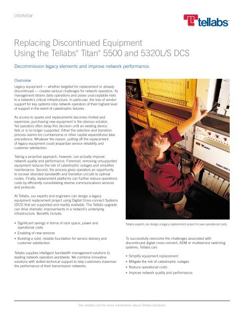 Tellabs 5320l manual instructions