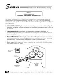 HSL-LTA: Alcoa Light Tester Pneumatic Reject Control - Sea-Seg.com