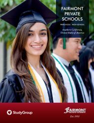 Fairmont Private Schools 2012 brochure - Study Group