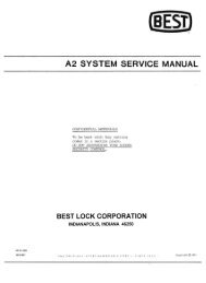 BEST Key Punch - Old Red Combinator Service Manual - Locksmith ...