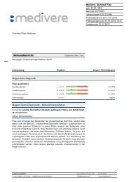 Musterbefund Pilz Stuhltest - Fairvital