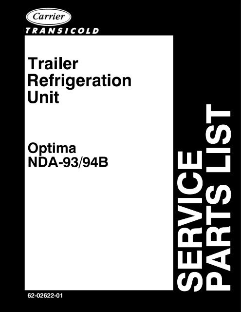 Optima NDA-93/94B - Sunbelt Transport Refrigeration