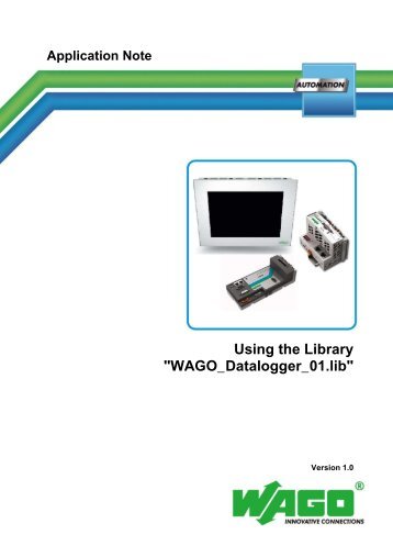 Using the Library "WAGO_Datalogger_01.lib"