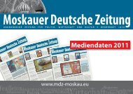 Moskauer Deutsche Zeitung - MDZ-Moskau
