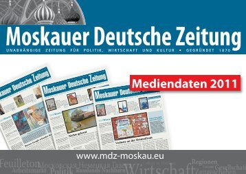 Moskauer Deutsche Zeitung - MDZ-Moskau