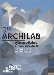 ArchiLab 2013 - FRAC Centre
