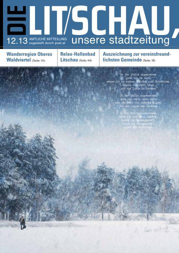 Stadtzeitung Dezember 2013 (4,90 MB) - Litschau
