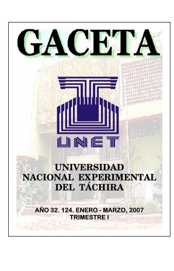 Consulta - Universidad Nacional Experimental del TÃ¡chira