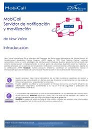 MobiCall Protection des personnes - New Voice International AG