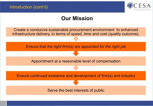 Best Practice Procurement - Engineering Services - Cesa