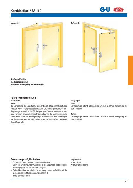 Feuerschutz- und Paniktüren aus Holz und Stahl Schlösser ...