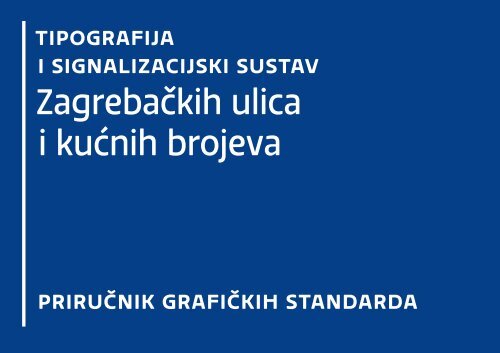 PriruÄnik grafiÄkih standarda - Zagreb.hr