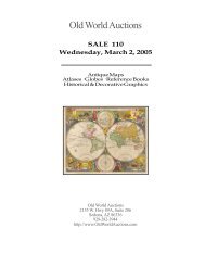 Old World Auctions - The best place on the web to buy antique maps!