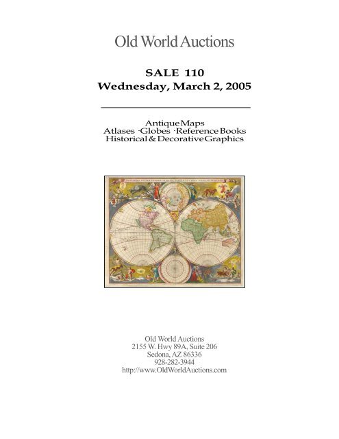 Old World Auctions - The best place on the web to buy antique maps!