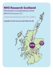 NRS Permissions Coordinating Centre - NHS Grampian