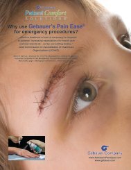 Why use Gebauer's Pain EaseÂ® - Gebauer Company