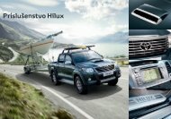 Príslušenstvo Hilux - Toyota