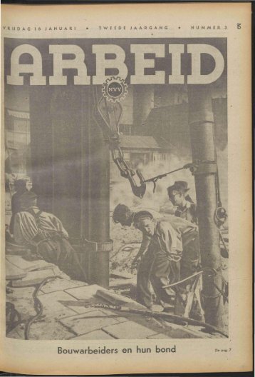 Arbeid (1942) nr. 3 - Vakbeweging in de oorlog