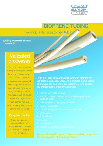 bioprene tubing - Watson-Marlow GmbH