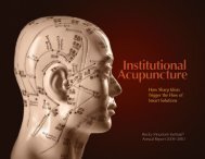 Institutional Acupuncture Institutional Acupuncture - Rocky Mountain ...