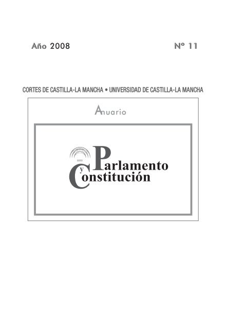 Parlamento y ConstituciÃ³n. Anuario nÃºm. 11 (2008) - Cortes de ...