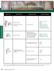 Lock Cross Reference - Assa Abloy