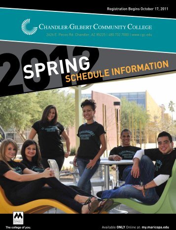 SPRING - Chandler-Gilbert Community College - Maricopa ...