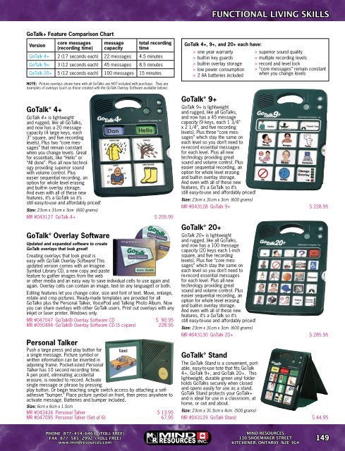 Functional Living Skills (pages 146-155) - Mind Resources