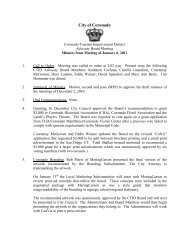 1/6/11: CTID Meeting Minutes - Coronado Tourism Improvement ...