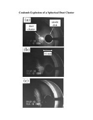 Coulomb Explosion of a Spherical Dust Cluster 16 mm anode disk ...