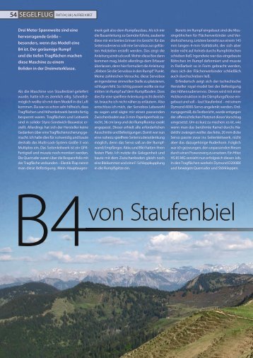 Datenblatt Segelflug