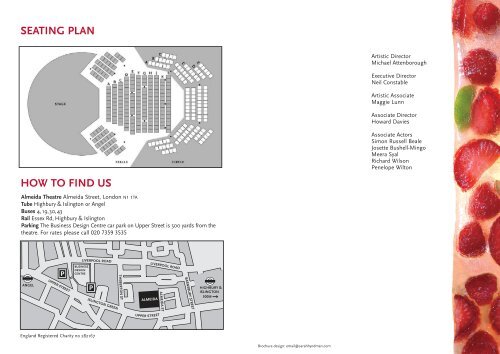 alm brochure - Almeida Theatre